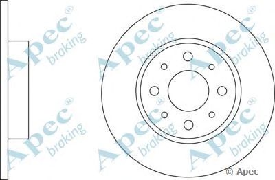 APEC BRAKING dsk2695 -  Тормозной диск